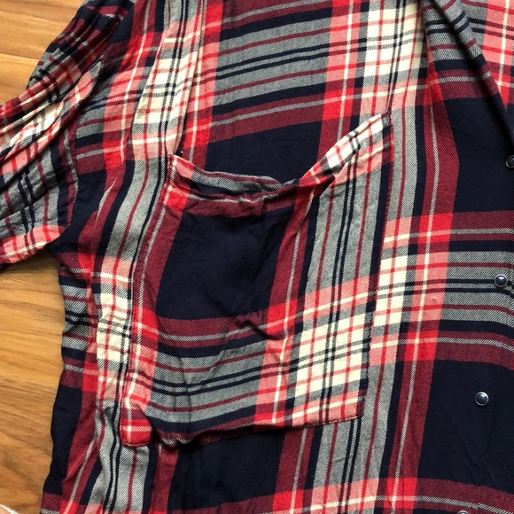 Zara high to low flannel - Picture 2 of 5